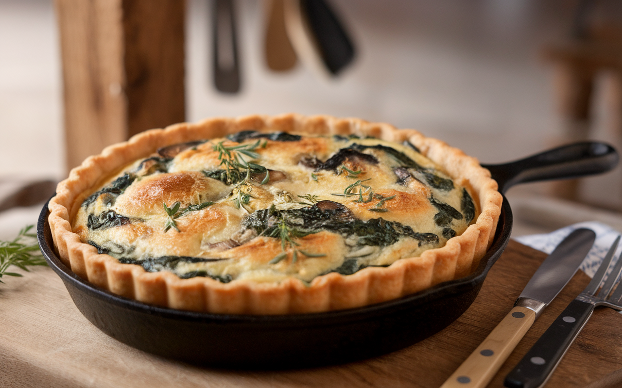 Une quiche moelleuse sans lait : dévoilez votre talent culinaire