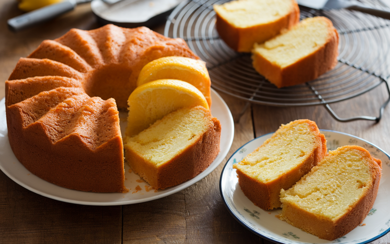 La symphonie délicieuse du gâteau au citron et orange maison