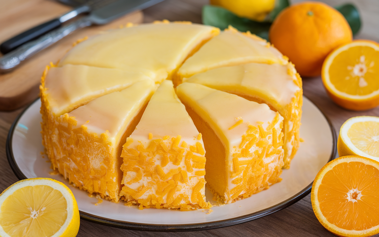 Un gâteau citron orange acidulé qui ensoleillera votre journée !